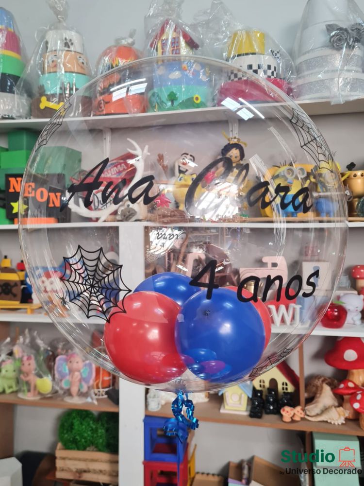 balão bubble personalizado