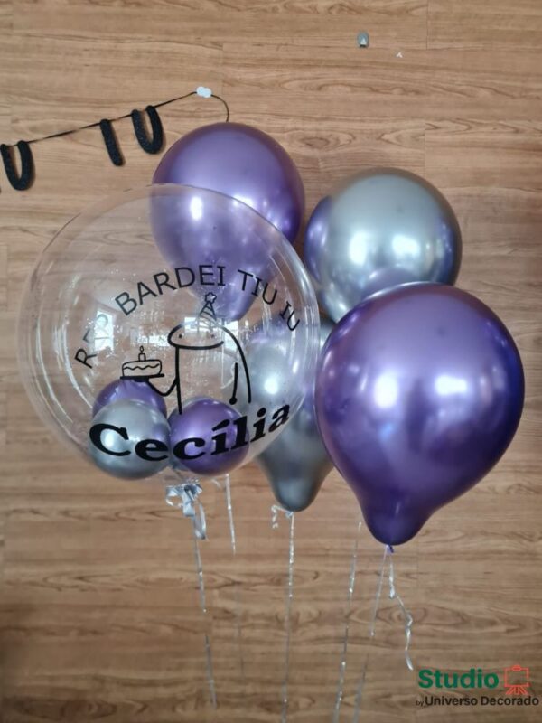 Buquê de Balões Personalizados Aniversário