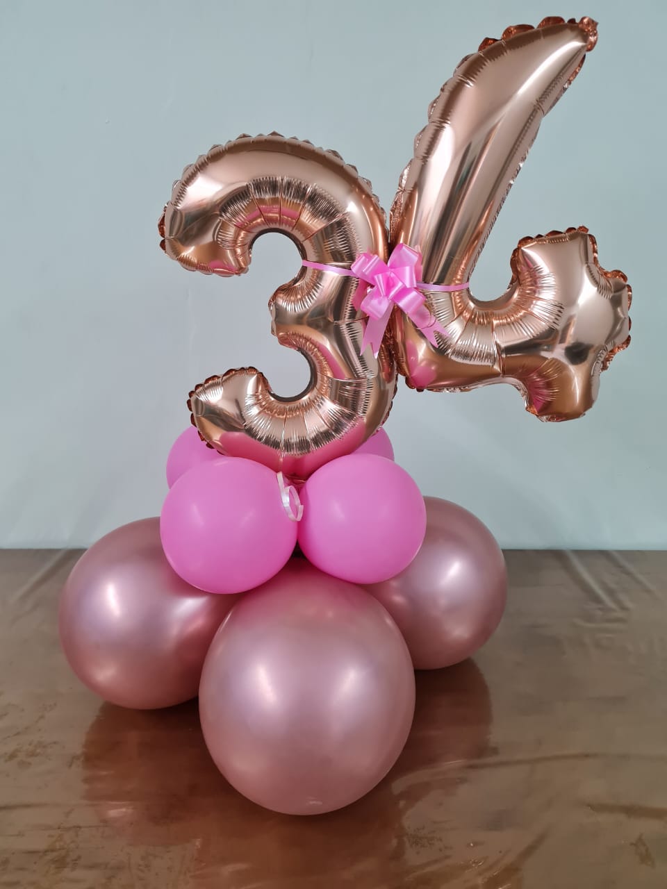 Arranjo de Balões com Idade